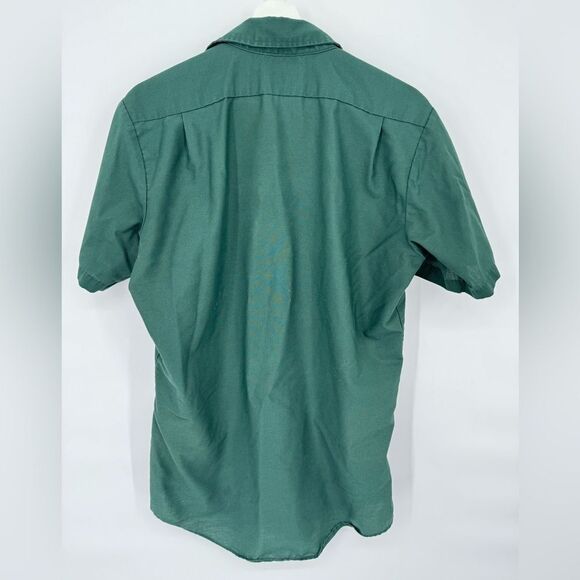 Vintage Blitz Weinhard Workers Shirt Green - Picture 3 of 6